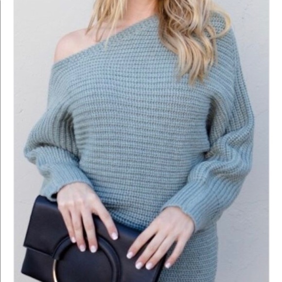 Off shoulder knit sweater - Picture 8 of 11